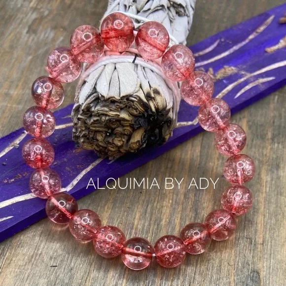 chunky Tourmaline hand crafted beaded statement bracelet - Picture 1 of 3